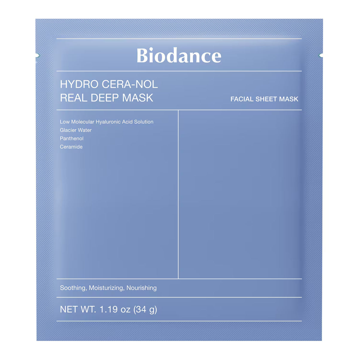 Biodance - Masque Bio Collagen-Real Deep de Biodance - 4 masques, 34 g chacun