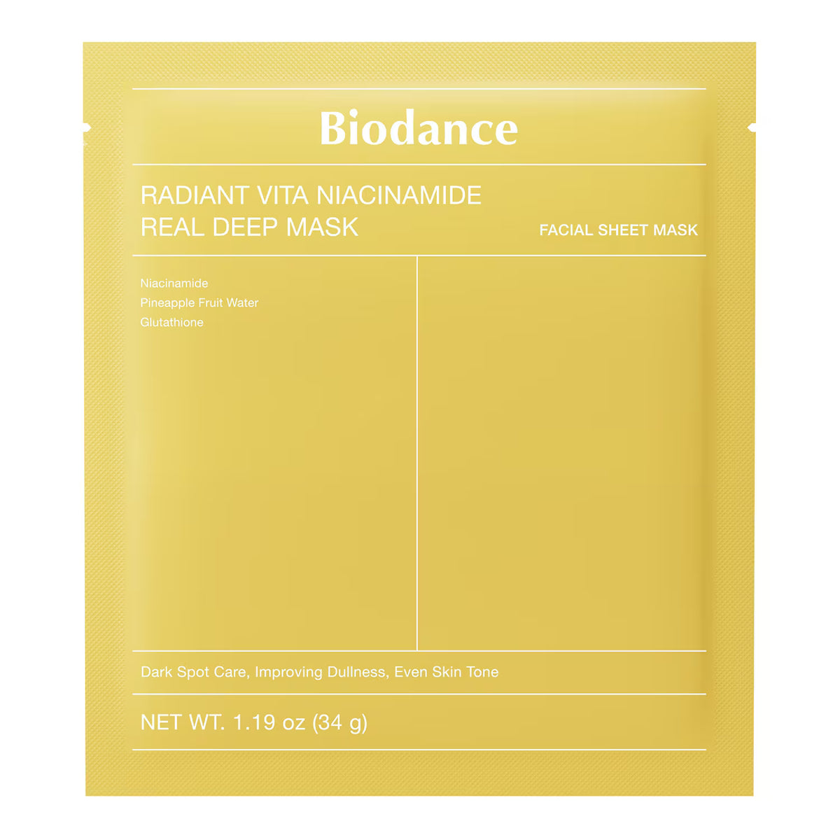 Biodance - Masque Bio Collagen-Real Deep de Biodance - 4 masques, 34 g chacun