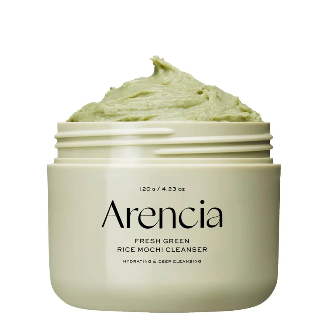 Arencia – Nettoyant mochi au riz vert frais, 120 g
