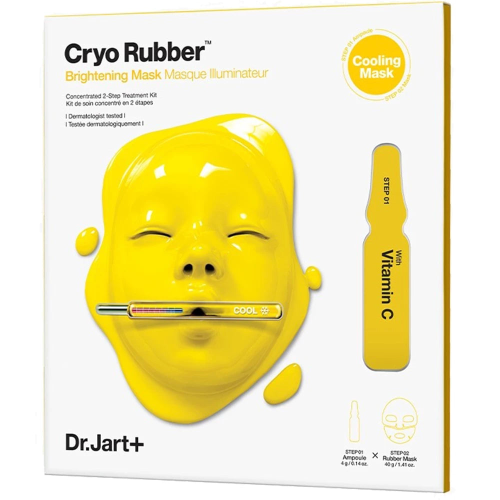 Dr.Jart+ – Masque Cryo Rubber éclaircissant à la vitamine C, 4 g + 40 g