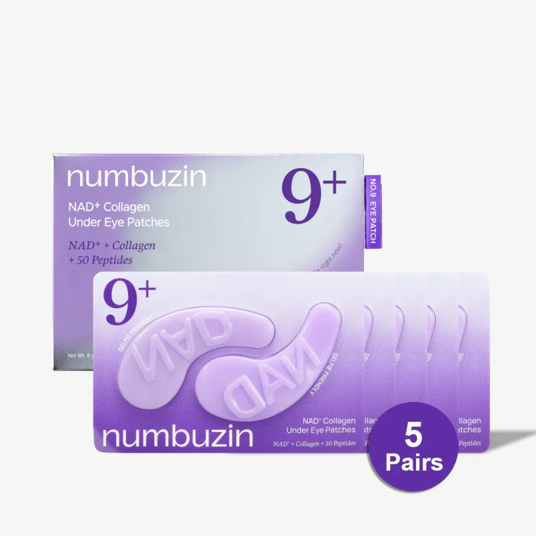 Numbuzin – Patchs oculaires NAD+ n° 9, 5 paires